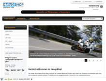 Tablet Screenshot of hawg-shop.de